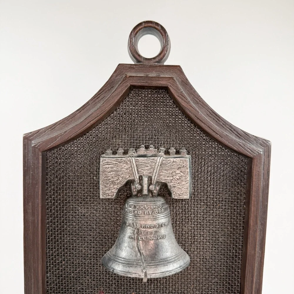 Vintage Seth Thomas Ben Franklin Wall Clock Liberty Bell Colonial‎ Working